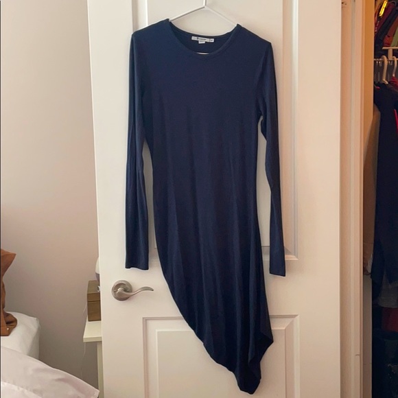 Alexander Wang Moyen Navy Blue Bodycon Dress - Picture 1 of 2